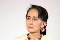 Myanmar Leader Aung San Suu Kyi Delivers the Singapore Lecture