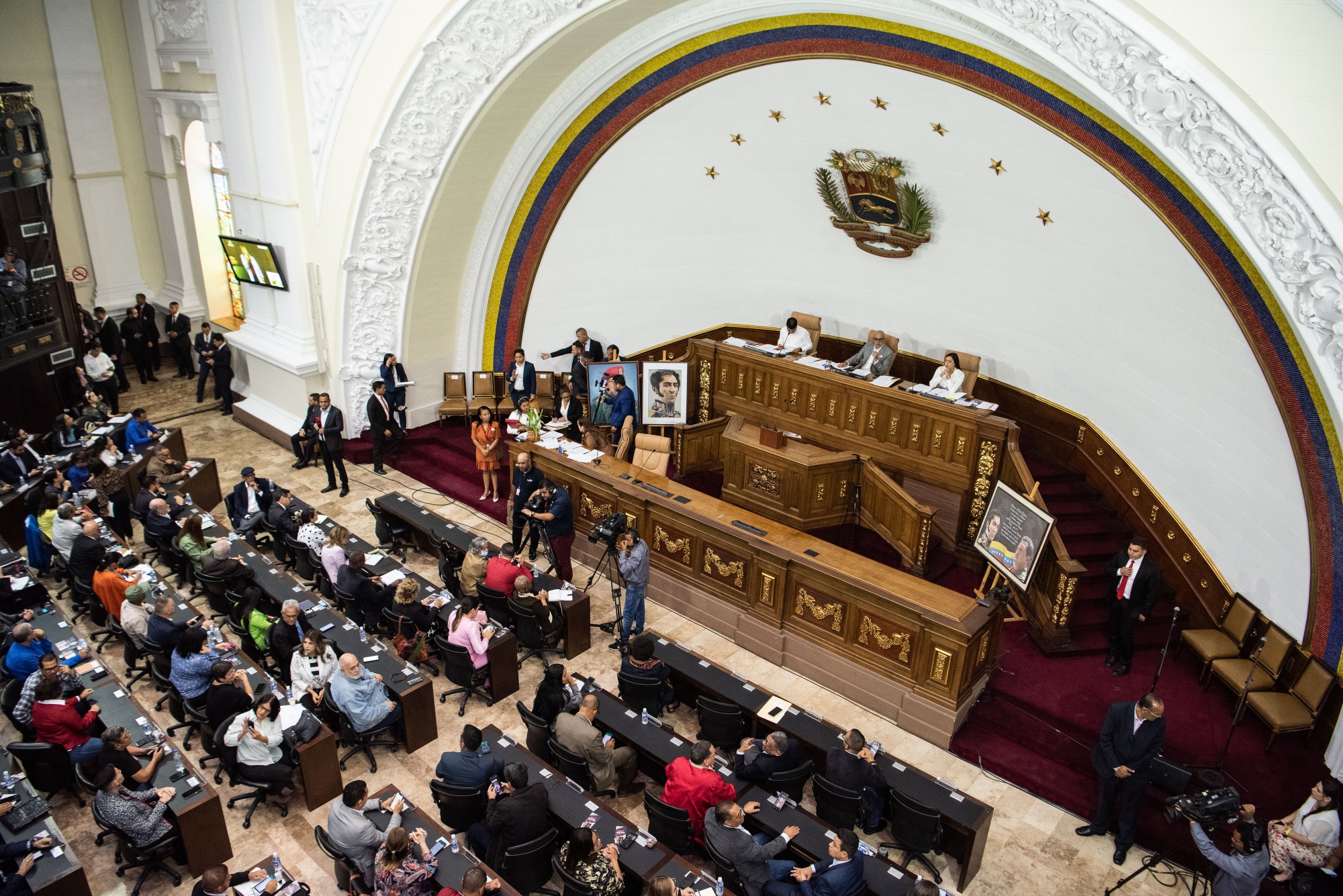 The National Assembly in Caracas, Venezuela.