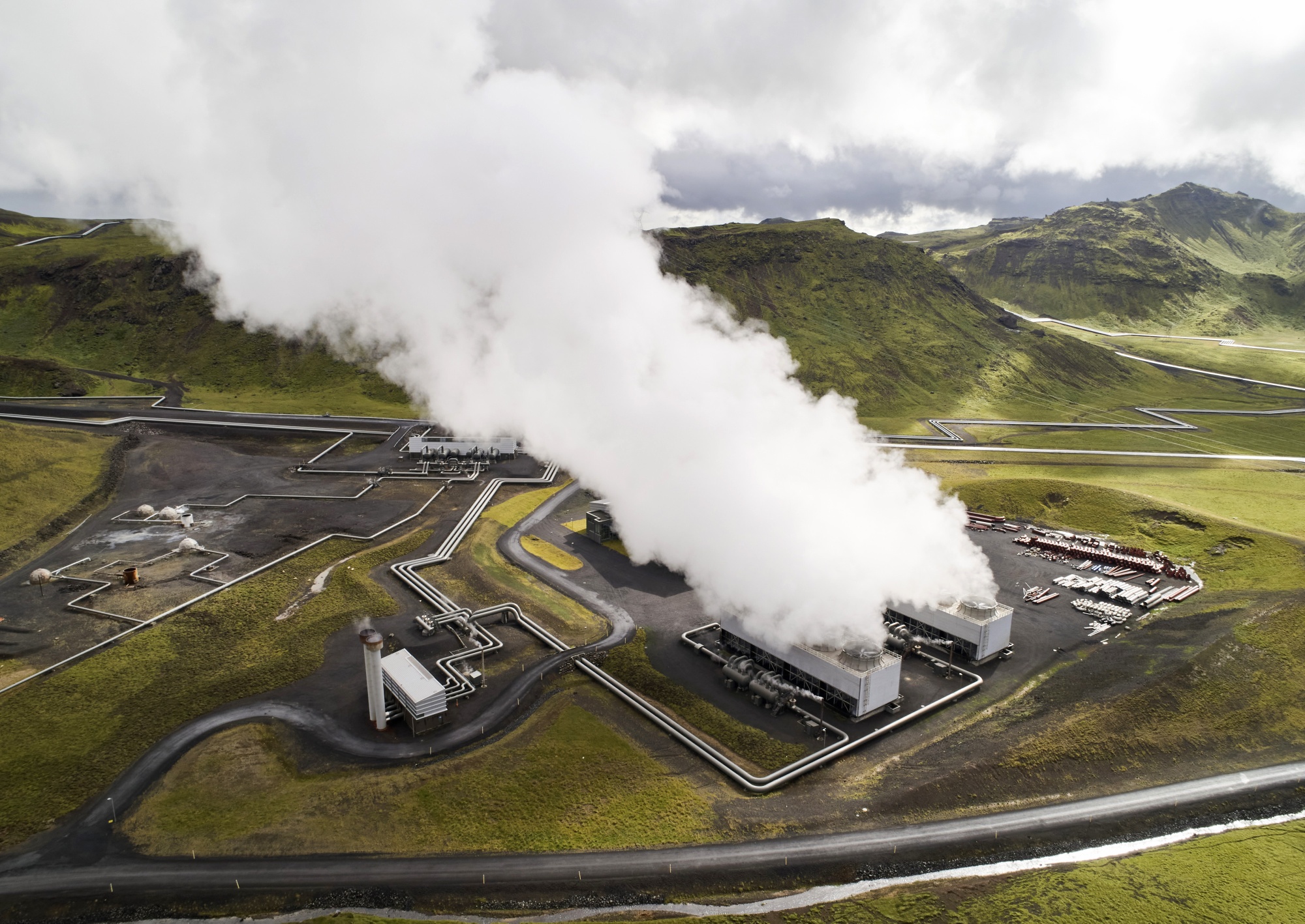 Climeworks is part of a direct air capture effort at the&nbsp;Hellisheidi geothermal power plant in&nbsp;Iceland.