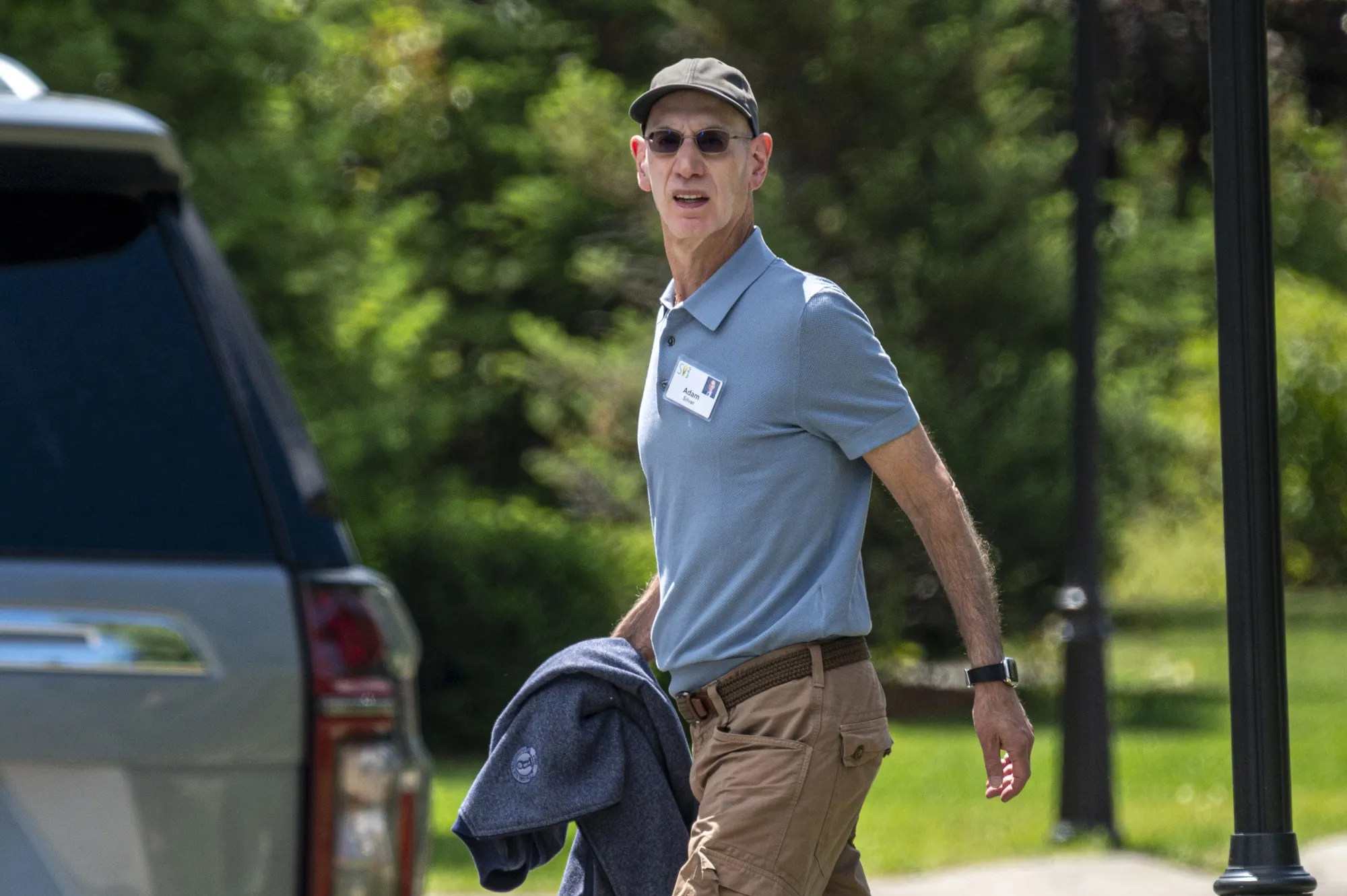 NBA Commissioner Adam Silver at the Allen &amp; Co. Media &amp; Technology Conference in Sun Valley, Idaho, in July 2023.&nbsp;
