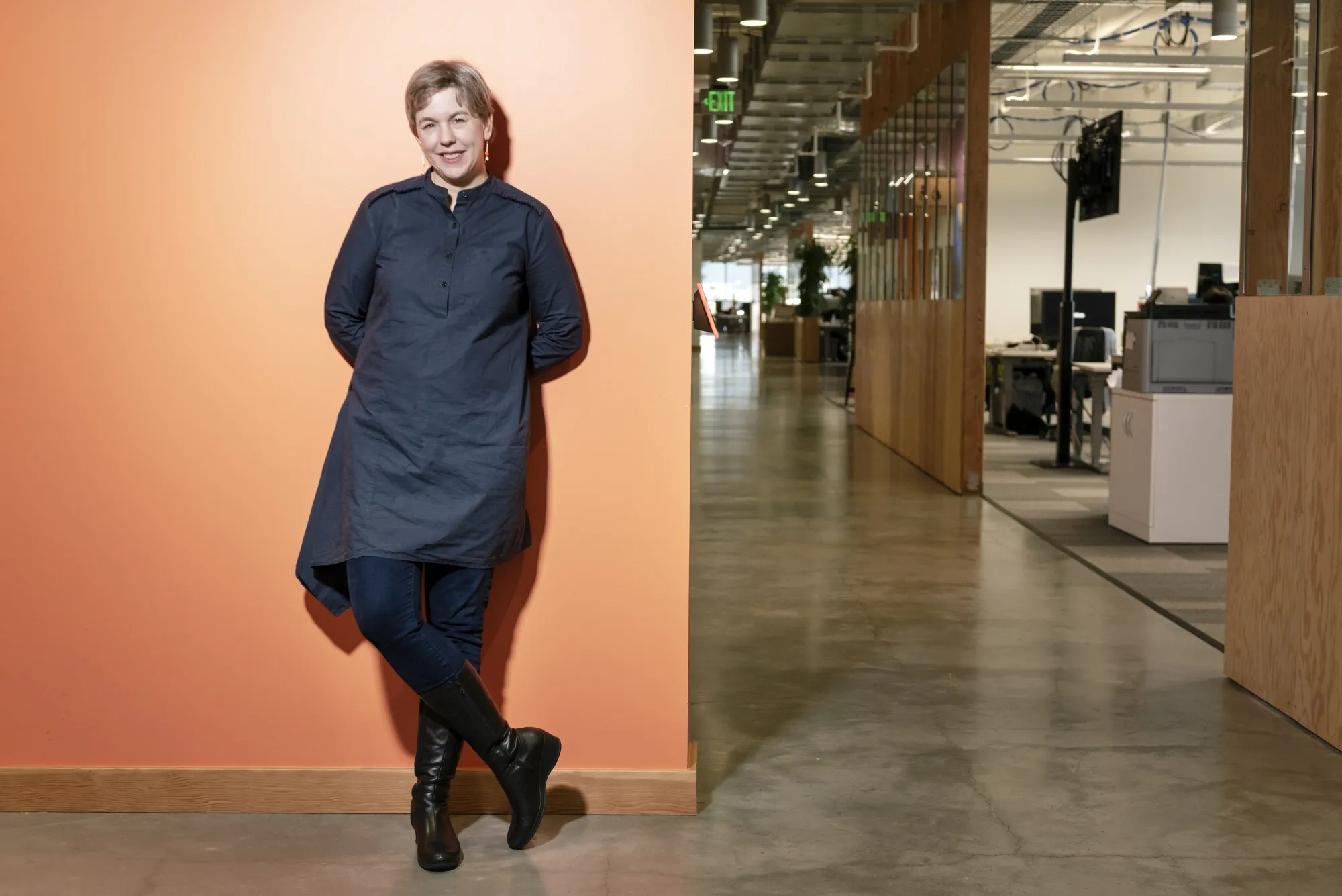 Miranda Sissons at Facebook's offices in Menlo Park, California.