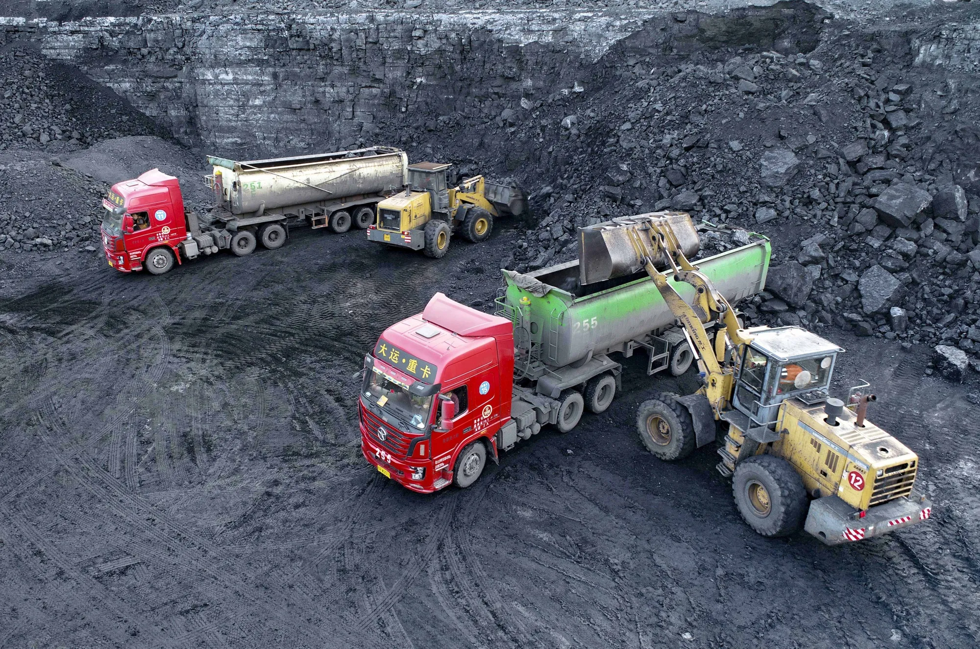 An open-pit coal mine&nbsp;in Ordos, Inner Mongolia Autonomous Region of China.&nbsp;