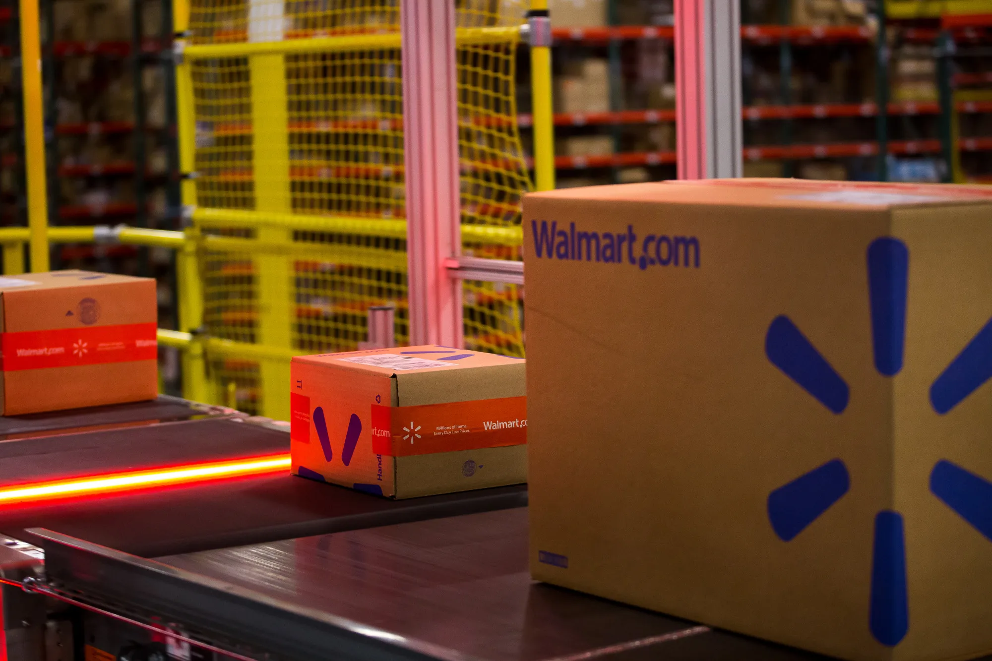 Operations Inside A Wal-Mart Stores Inc. Distribution Center 