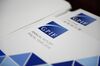 The annual report of the Government Pension Investment Fund (GPIF) is seen during a news conference at the fund's headquarters in Tokyo, Japan, on Thursday, Jan. 11, 2018. GPIF is the world’s biggest manager of retirement savings.