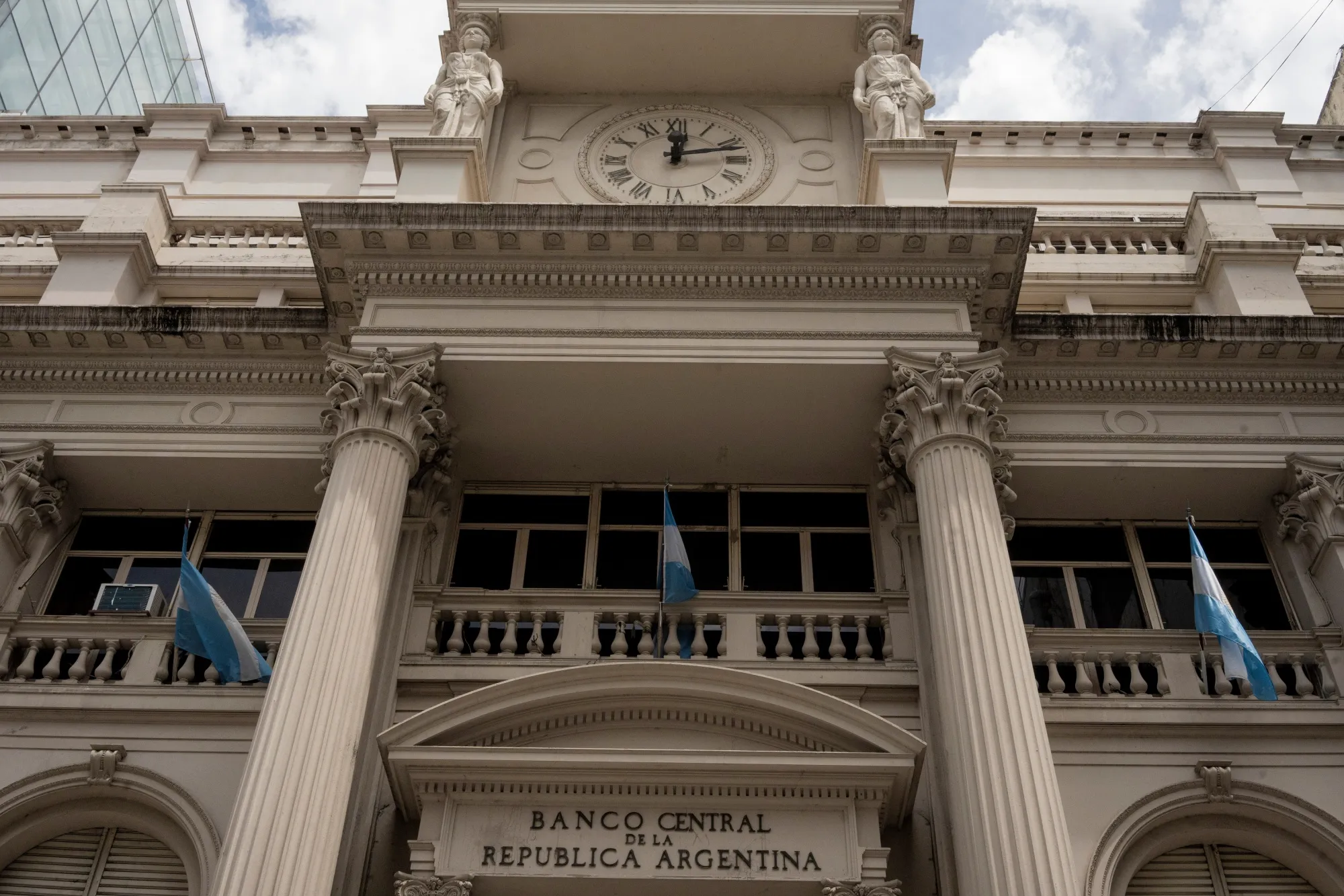 The Central Bank of Argentina in Buenos Aires, Argentina.