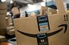 An Amazon.com Inc. package sits before delivery at the United States Postal Service (USPS) Joseph Curseen Jr. and Thomas Morris Jr. processing and distribution center in Washington, D.C., U.S., on Tuesday, Dec. 12, 2017. The USPS said it expects to deliver over 15 billion total pieces of mail this holiday season with expanded Sunday delivery operations in certain areas, delivering over six million packages each Sunday in December.