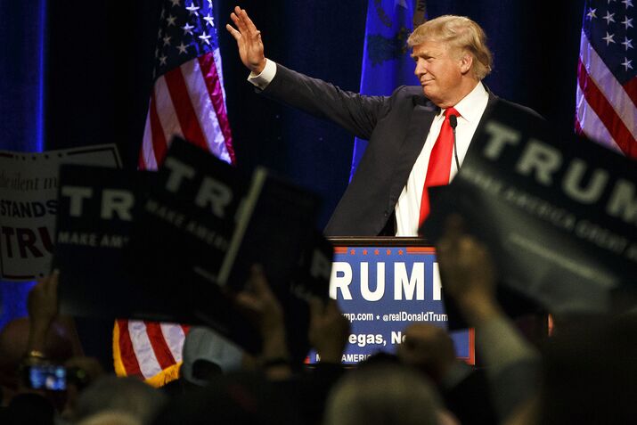 Donald Trump Holds Campaign Rally Ahead Of Presidential Debate