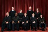 Supreme Court Justices Pose For Formal Group Photo
