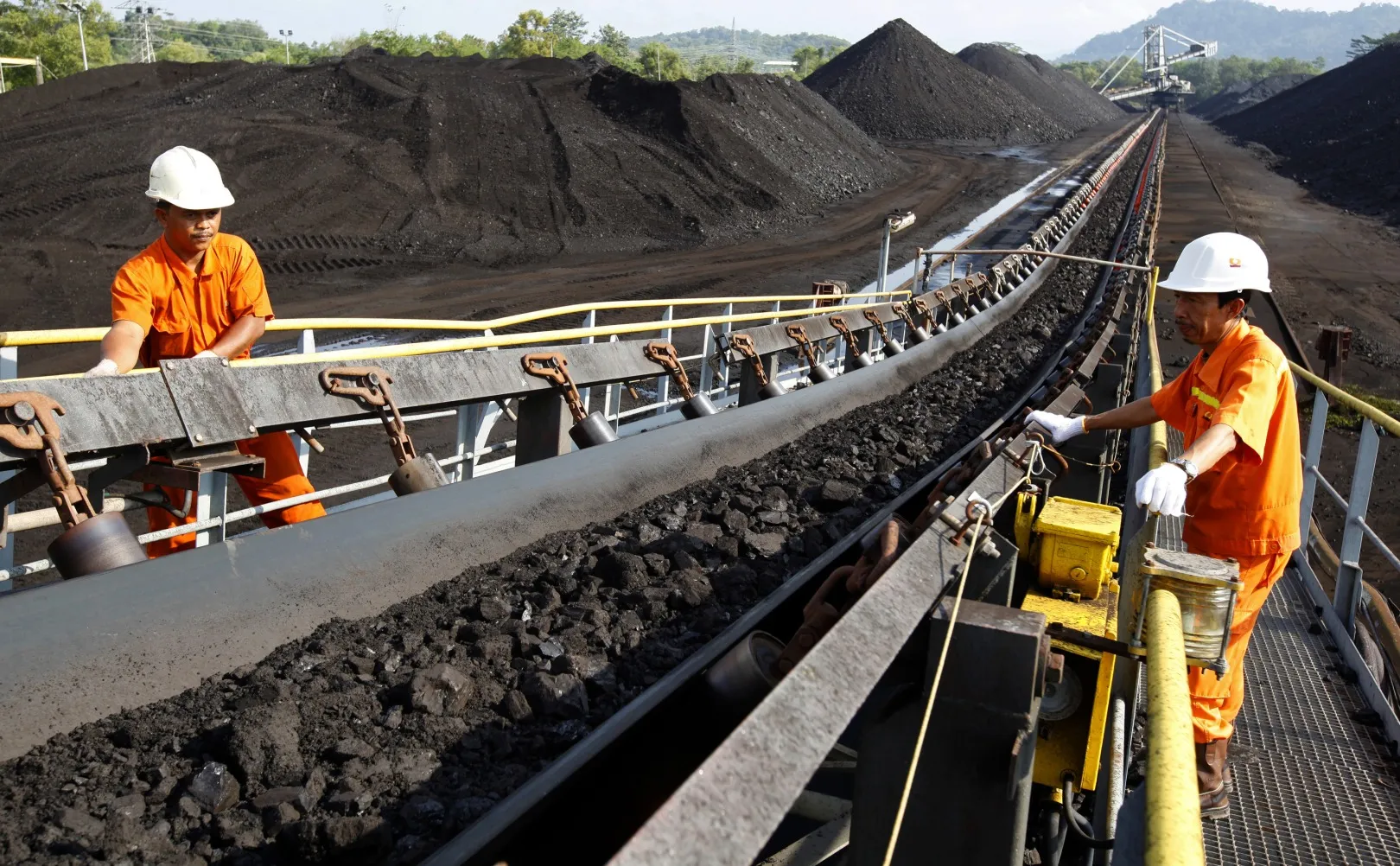 AN open pit coal mine in Tanjung Enim, South Sumatera province, Indonesia.&nbsp;