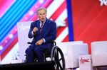 Greg Abbott speaks during the Conservative Political Action Conference in Dallas, Texas, on&nbsp;Aug. 4.&nbsp;