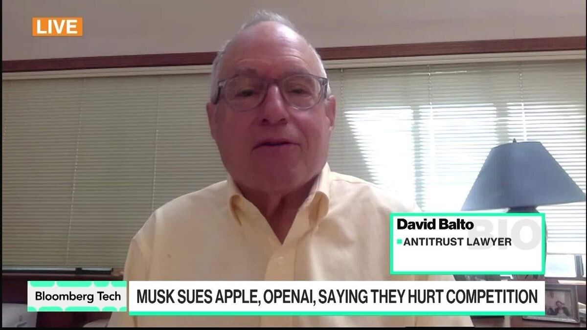 ⚫️ BLOOMBERG: "David Balto: le accuse di Musk su Apple e OpenAI sono un tentativo di sfruttare le leggi antitrust"