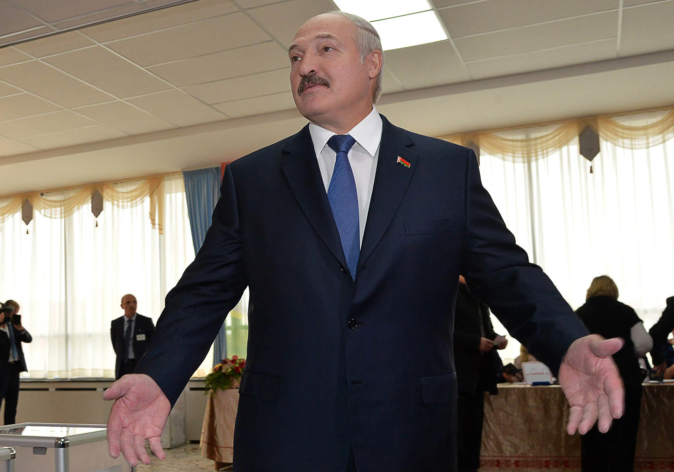 Belarus' President Alexander Lukashenko.
