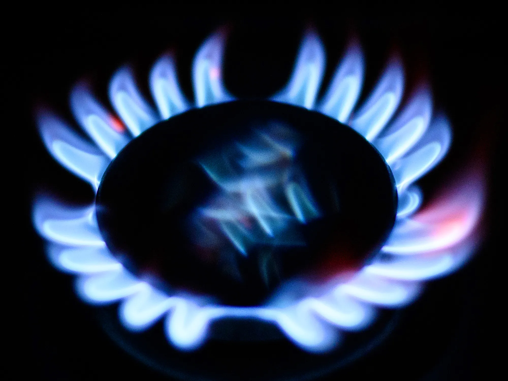 A gas flame. (Photo by Leon Neal/Getty Images)