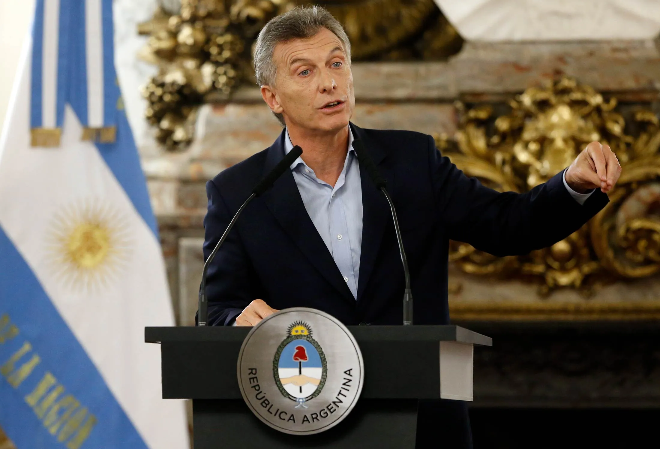 President of Argentina Mauricio Macri.
