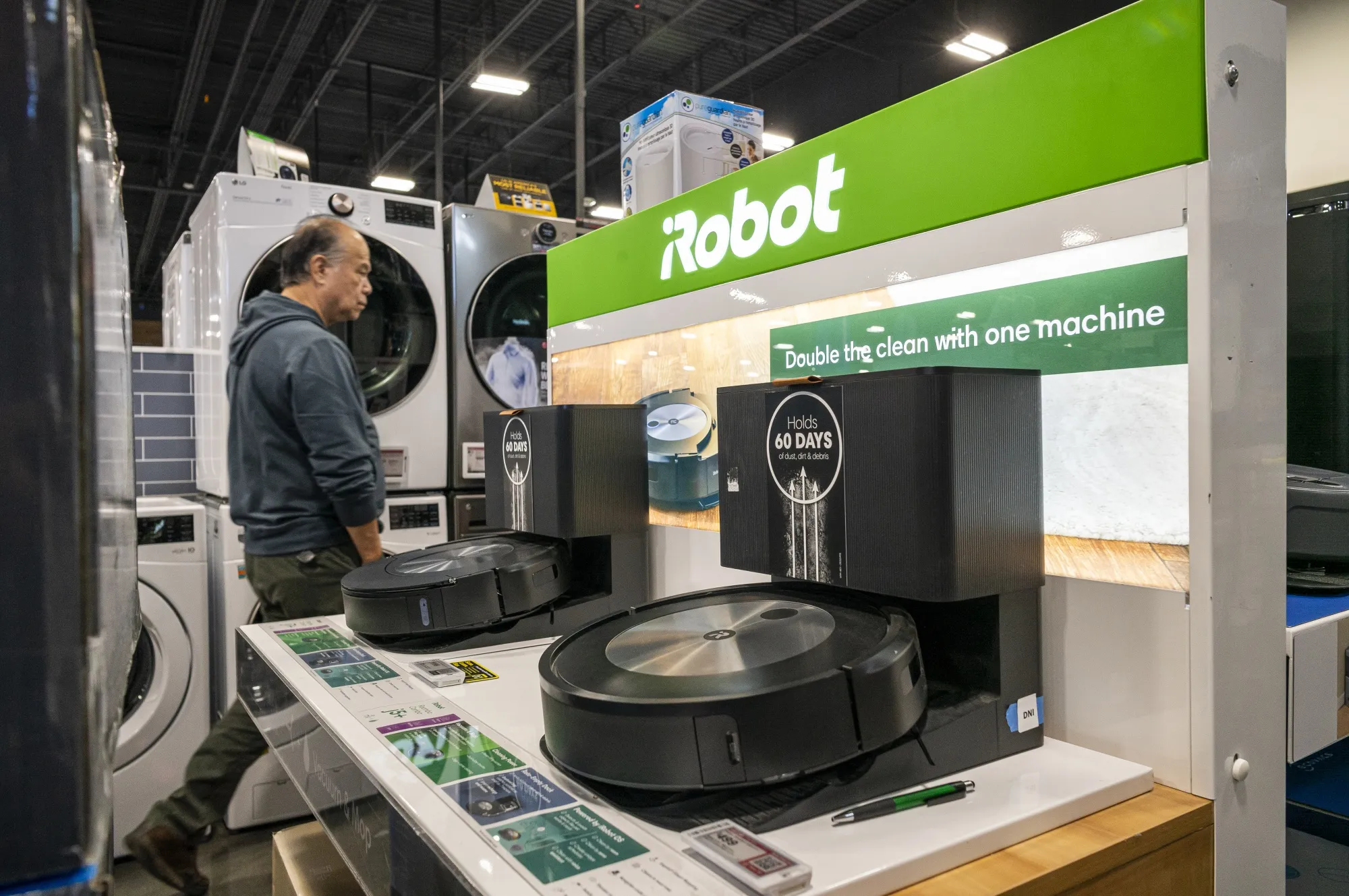 The Roomba at a store in Union City, California.
