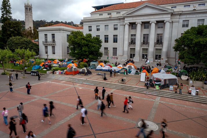 Pro-Palestinian Protests Continue On US College Campuses