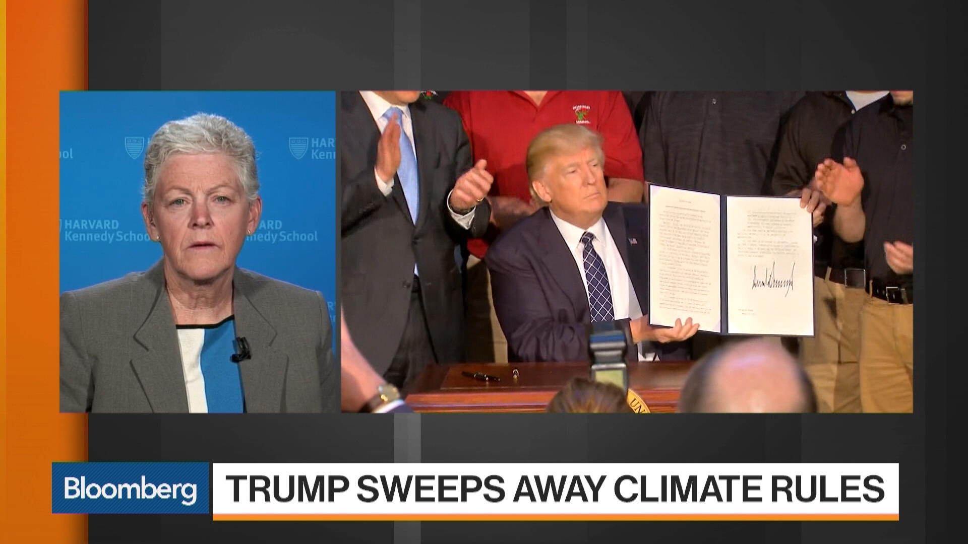 Watch Former EPA Head Calls Trump Energy Order ‘Embarrassing’ - Bloomberg