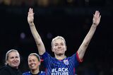 Megan Rapinoe honored by team OL Reign in front of record NWSL crowd of 34,130