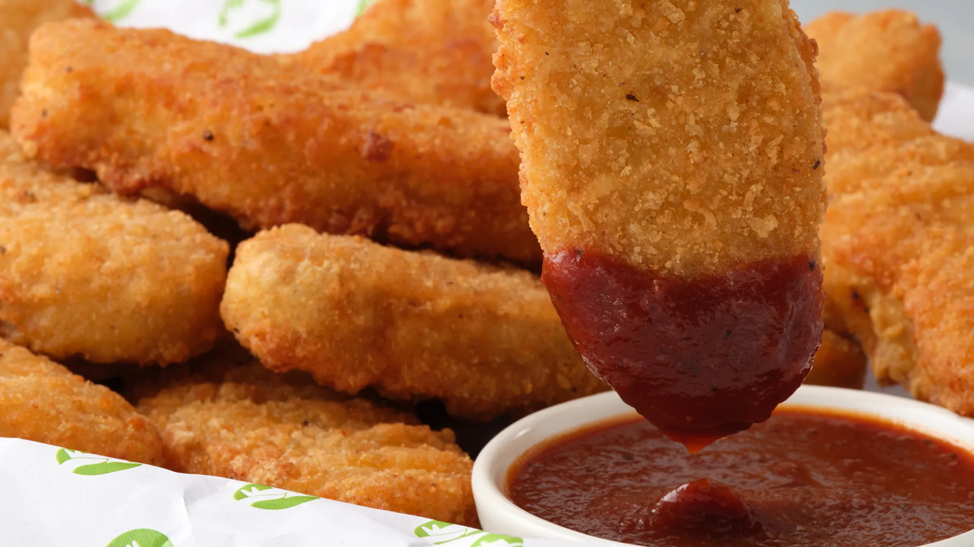 Beyond Meat’s new faux-chicken tenders.