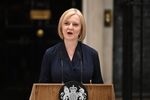 New UK prime minister Liz Truss gives her first speech at Downing Street.