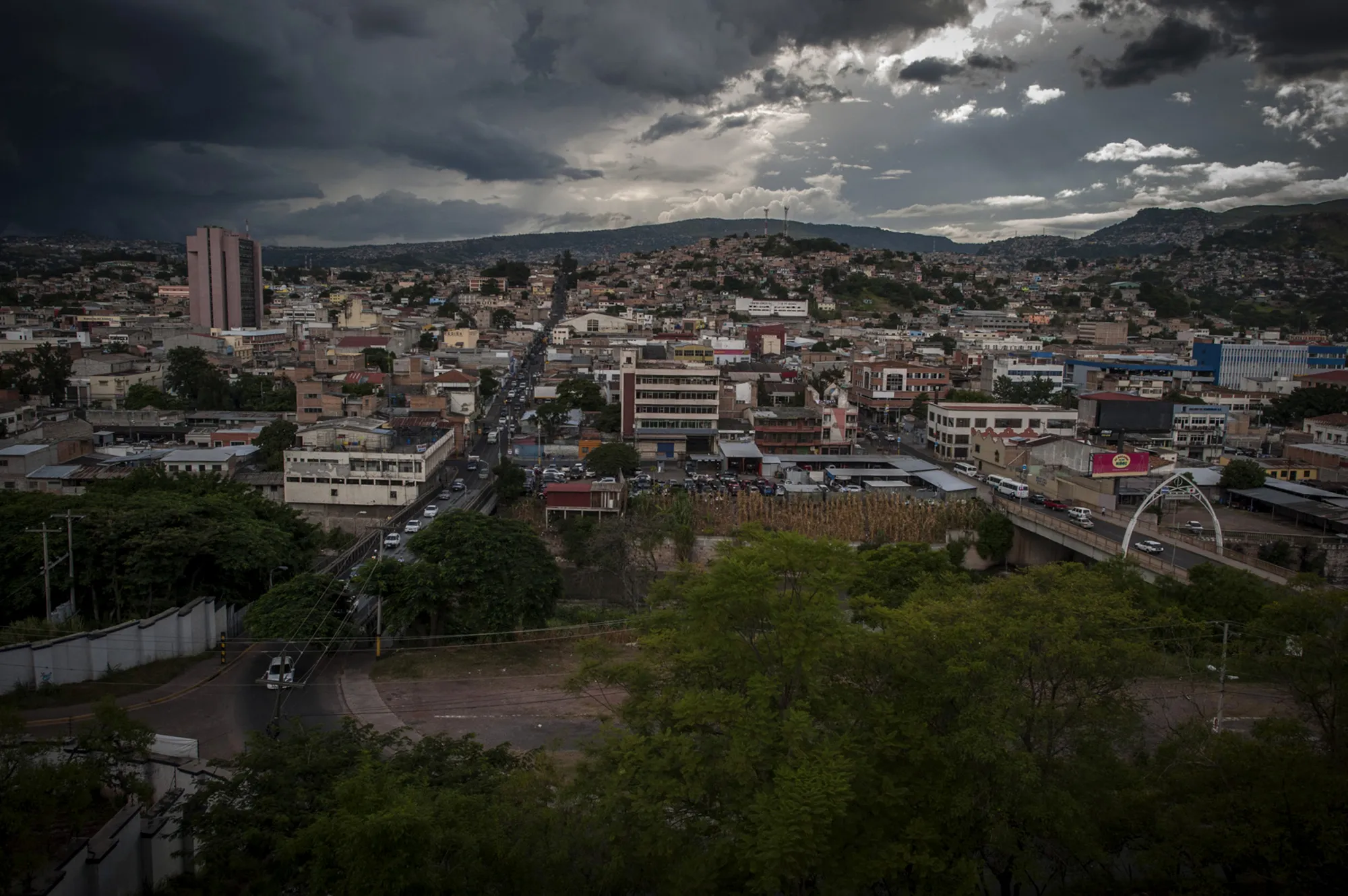 Tegucigalpa, la capital de Honduras.