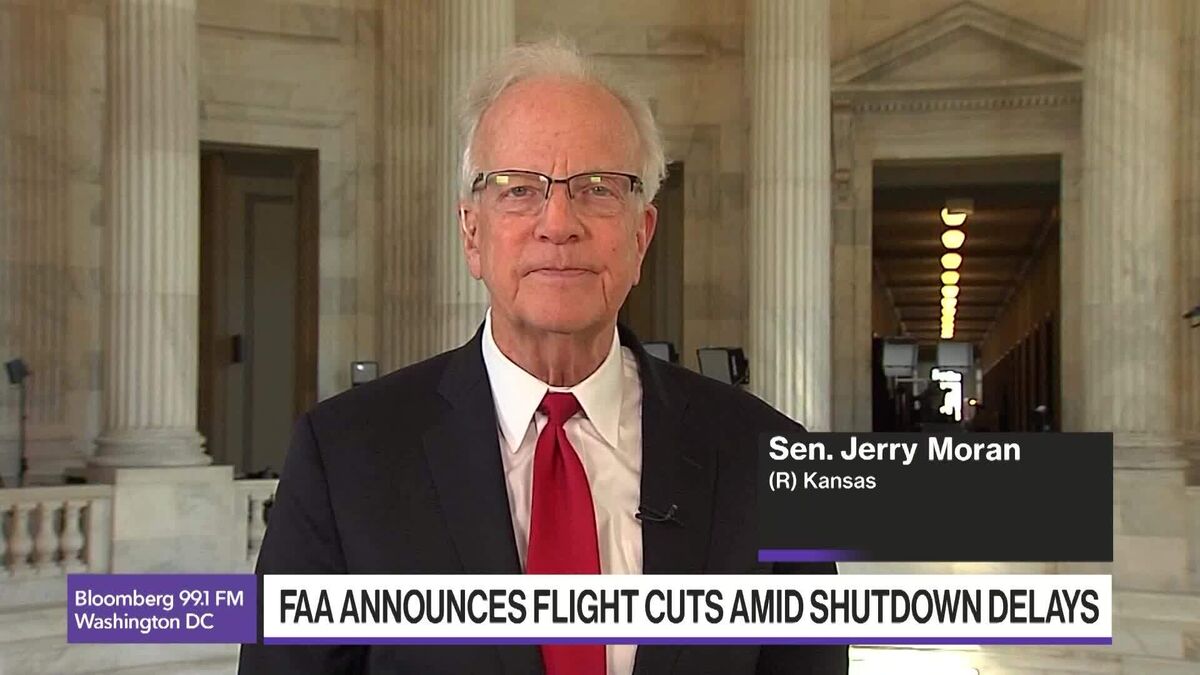 ⚫️ BLOOMBERG: Chiusura del governo: il senatore Moran cerca risposte dai Democratici mentre la FAA annuncia tagli ai voli nazionali
