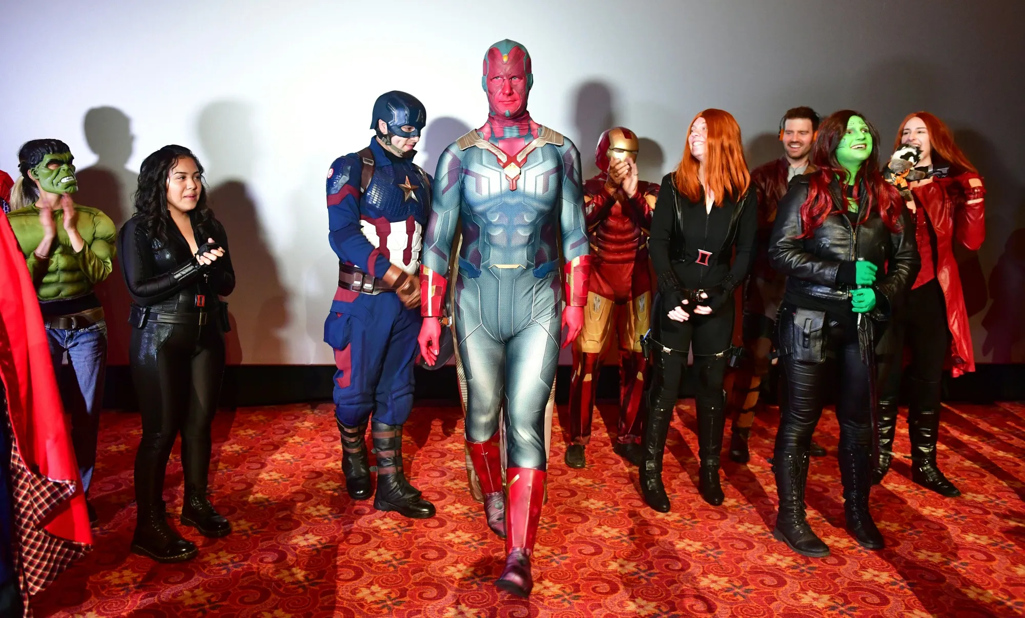 A costume contest before a screening of "Avengers: Endgame" at the TCL Chinese Theater in Hollywood on April 25. 