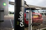 A BP Pulse EV&nbsp;charging point outside BP’s headquarters in Milton Keynes, U.K.