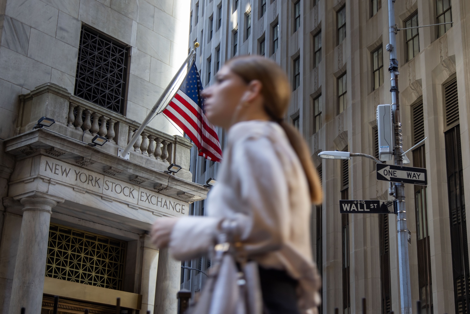 Trading At The NYSE As S&P 500 Hits 5,500 After Encouraging Economic Data