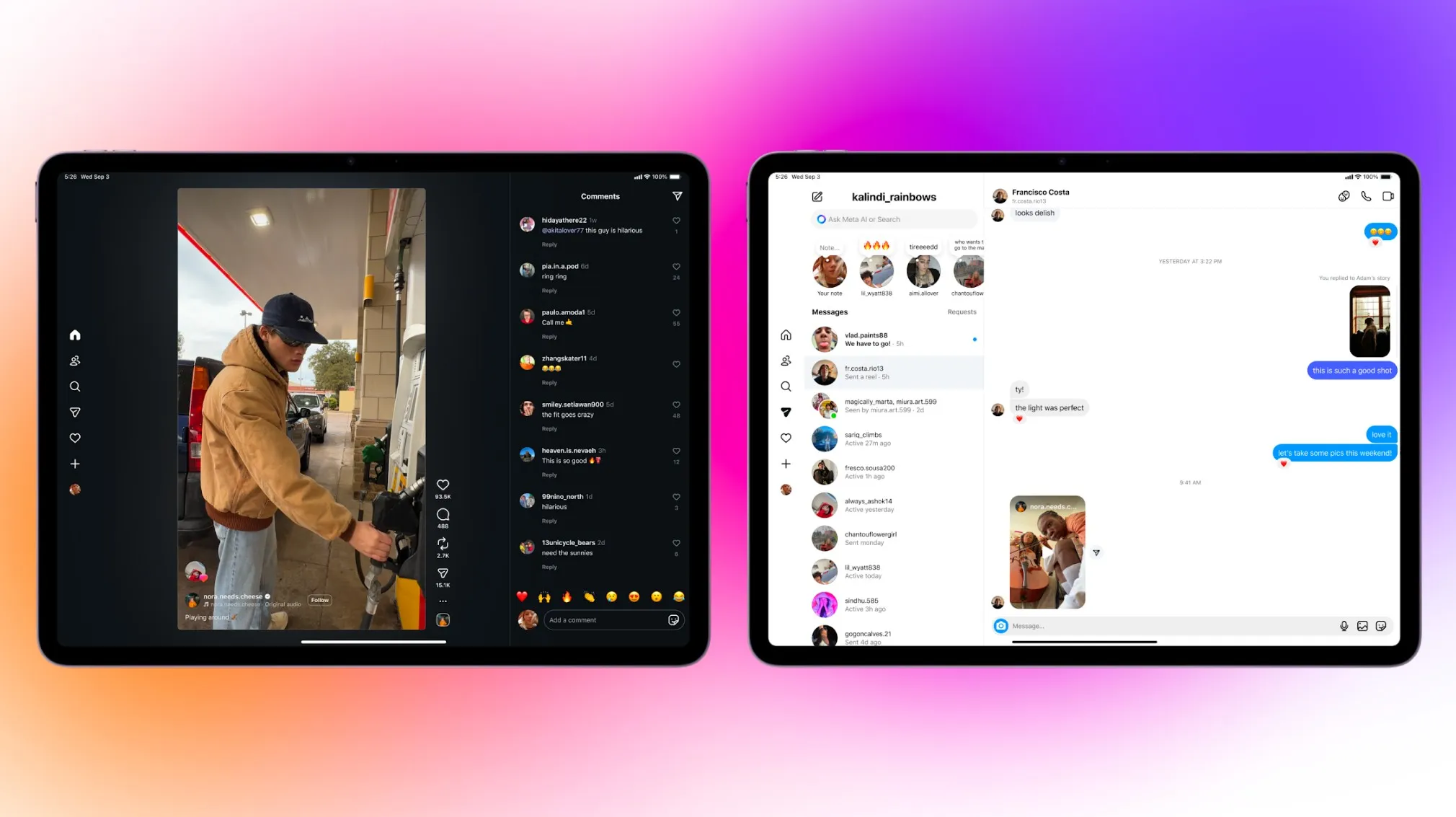 Instagram alcança 3 bilhões de usuários mensais e se reinventa com foco em Reels 2 Instagram Unveils iPad App for First Time, Focused on Reels