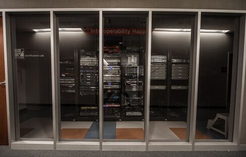 A server room at EMC/RSA