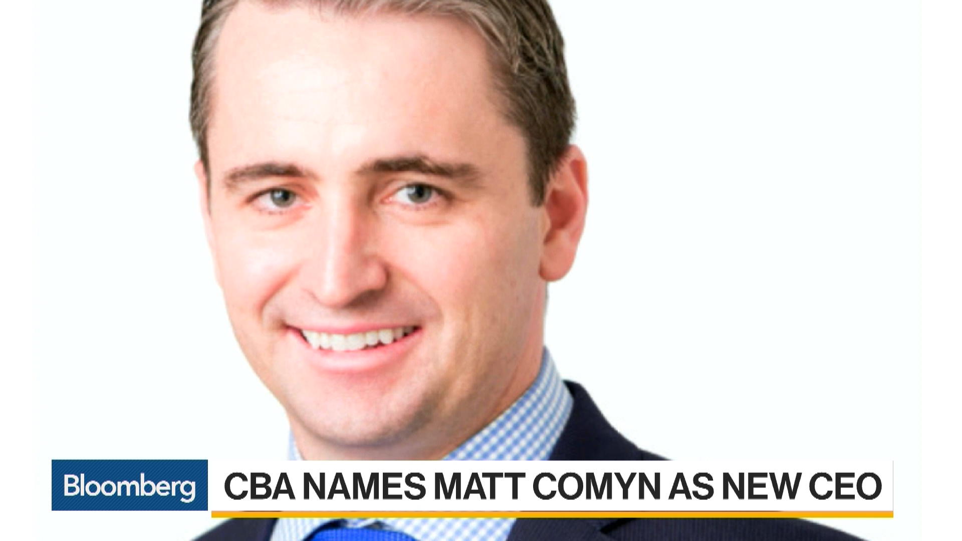 Watch Matt Comyn Named CEO Of Commonwealth Bank Of Australia - Bloomberg