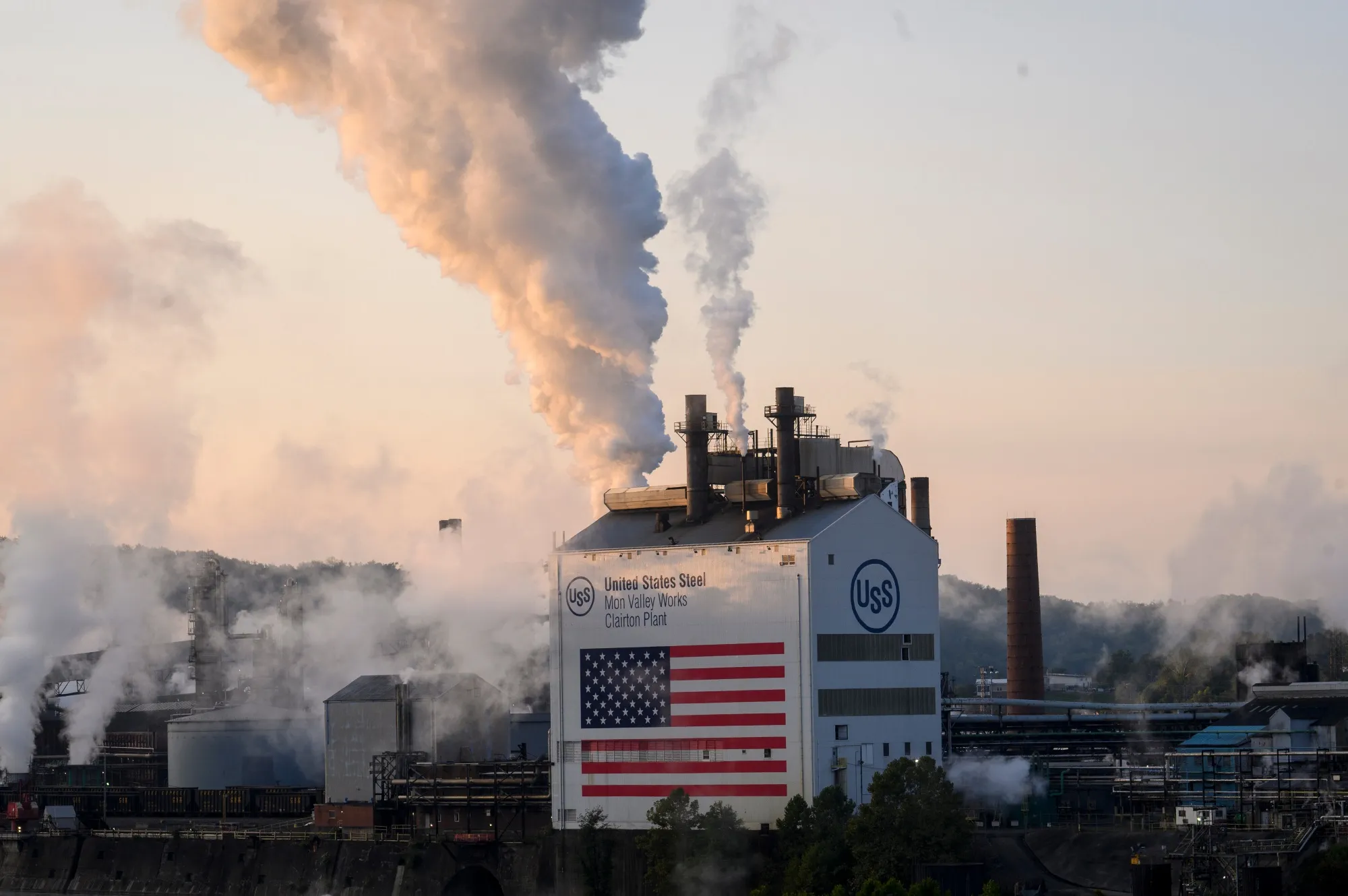 The United States Steel Corp. Clairton Coke Works facility in Clairton, Pennsylvania.