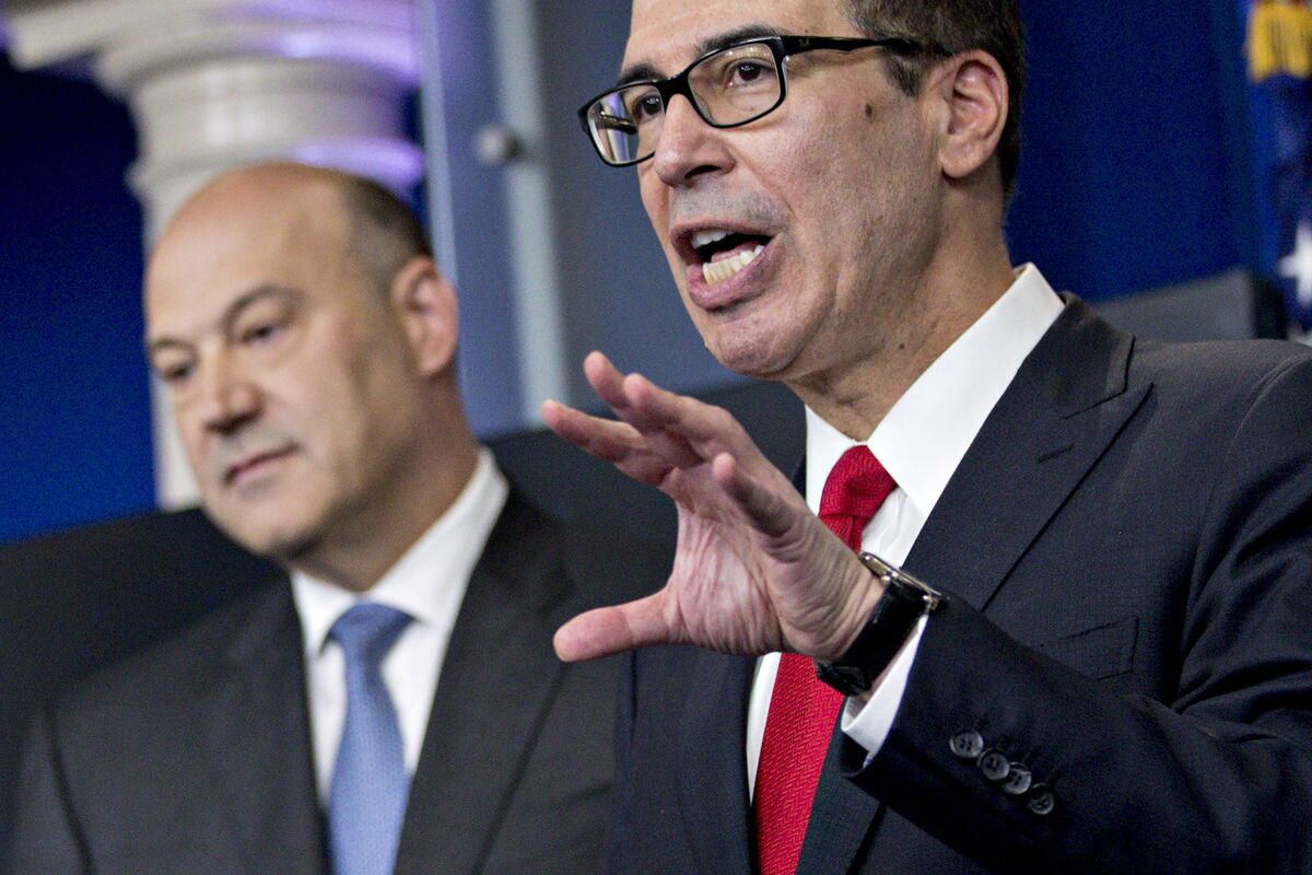 Mnuchin Says Reaching 3% U.S. Economic Growth May Take Two Years