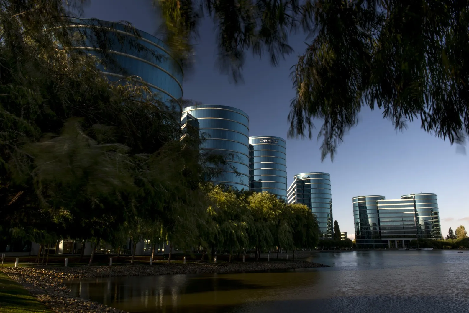 Oracle&nbsp;headquarters stands in Redwood City, California.