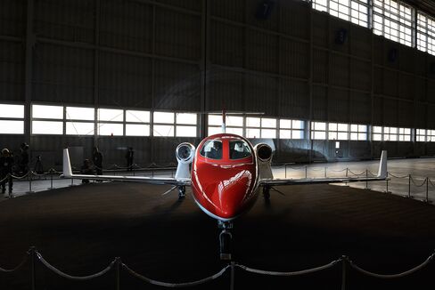 First Honda Aircraft Co. Jet Arrives At Haneda Airport