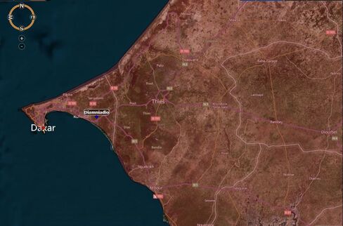 MAP: Diamniadio