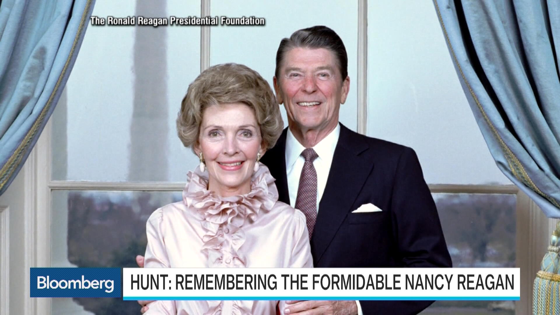 Watch Remembering Nancy Reagan in the White House - Bloomberg