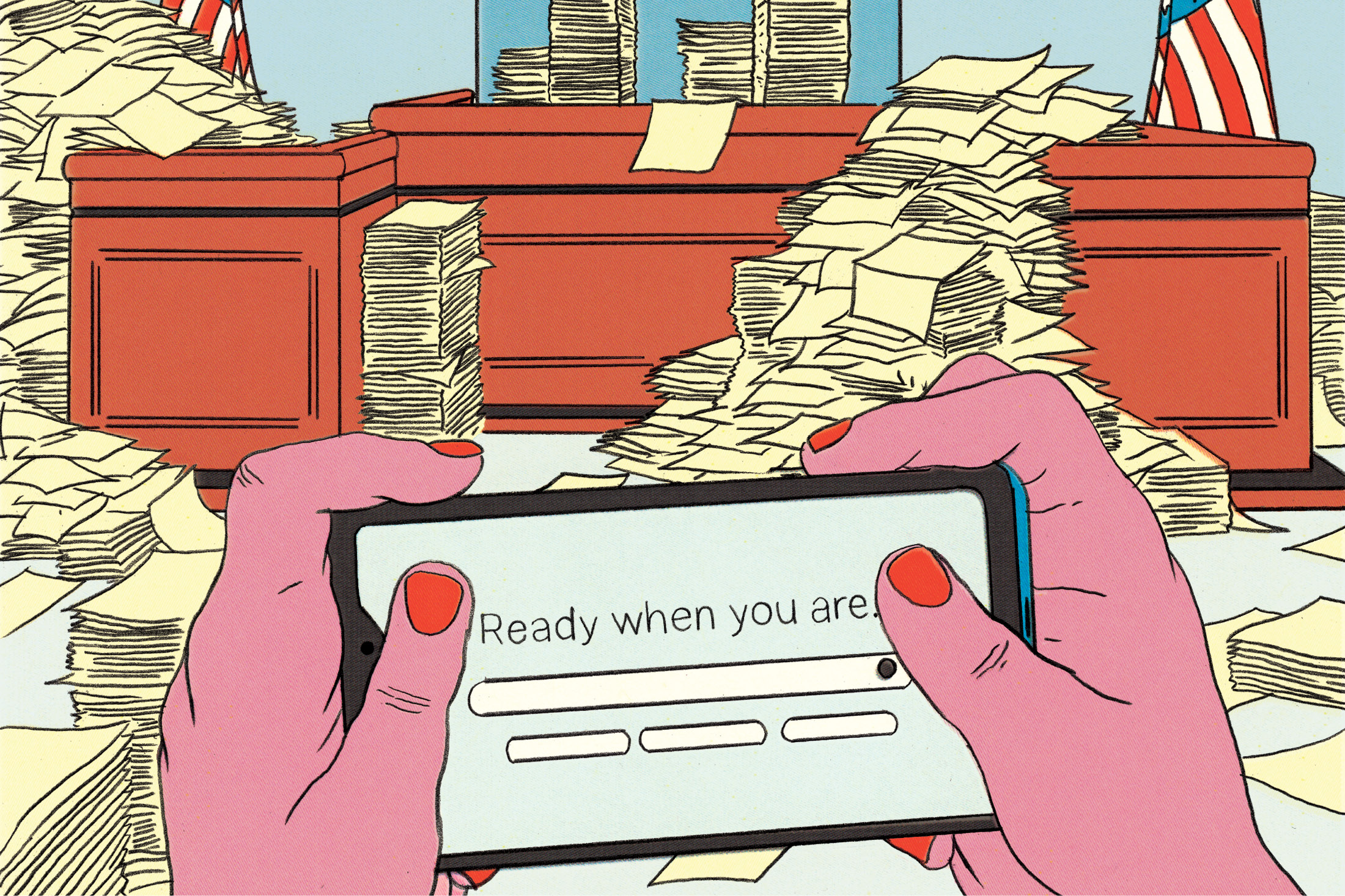 Illustration: Gabri Molist for Bloomberg Businessweek