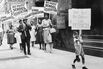 The St. Louis Board of Education was picketed by the NAACP on July 27, 1963, after the board issued a modified enrollment plan which the NAACP said did not go far enough in integrating the schools.