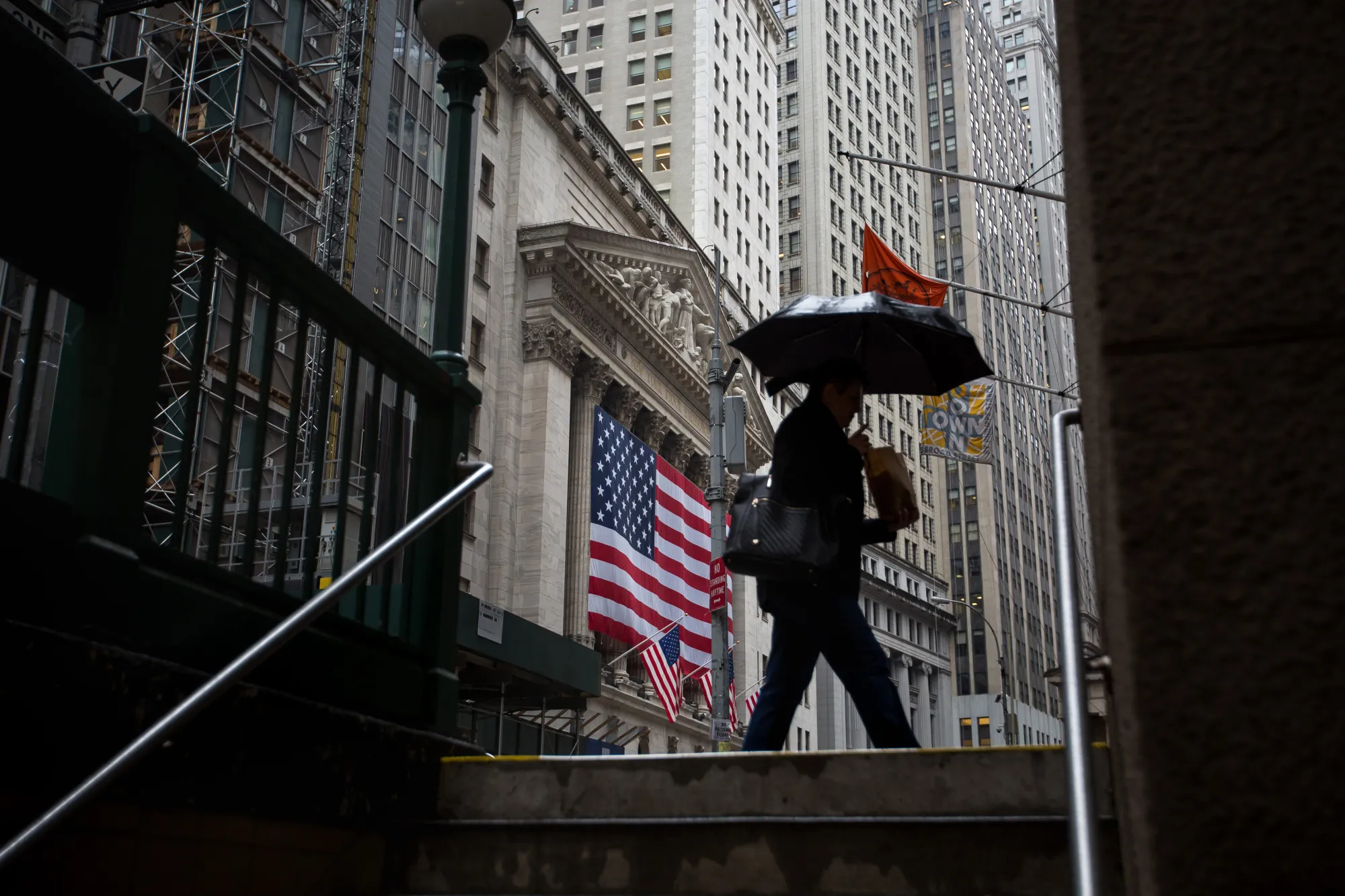Trading On The Floor Of The NYSE As U.S. Stocks Fluctuate 