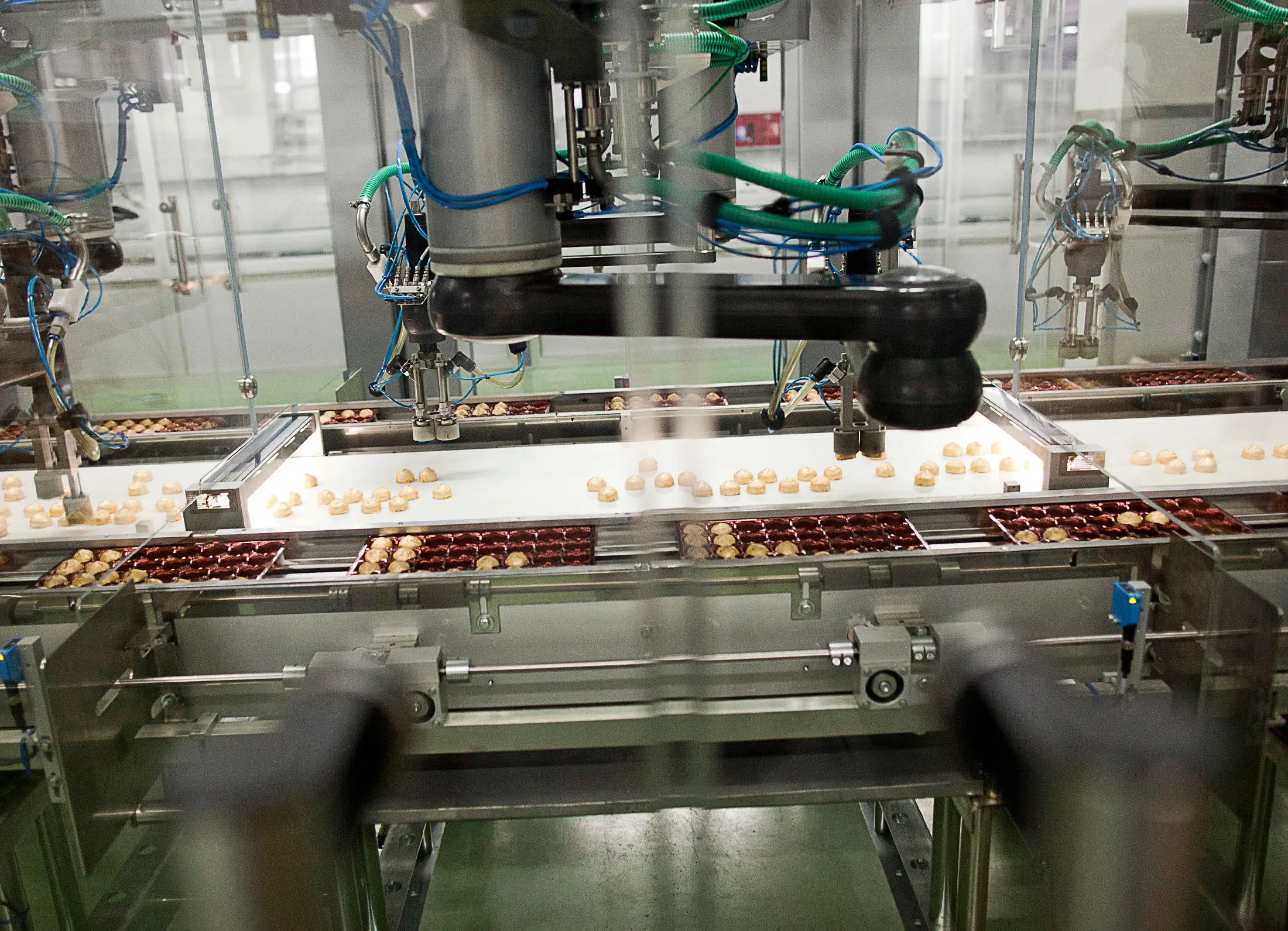 A production line at the Roshen Confectionary Corp. factory in Kiev, Ukraine. Photographer: Joseph Sywenkyj/Bloomberg
