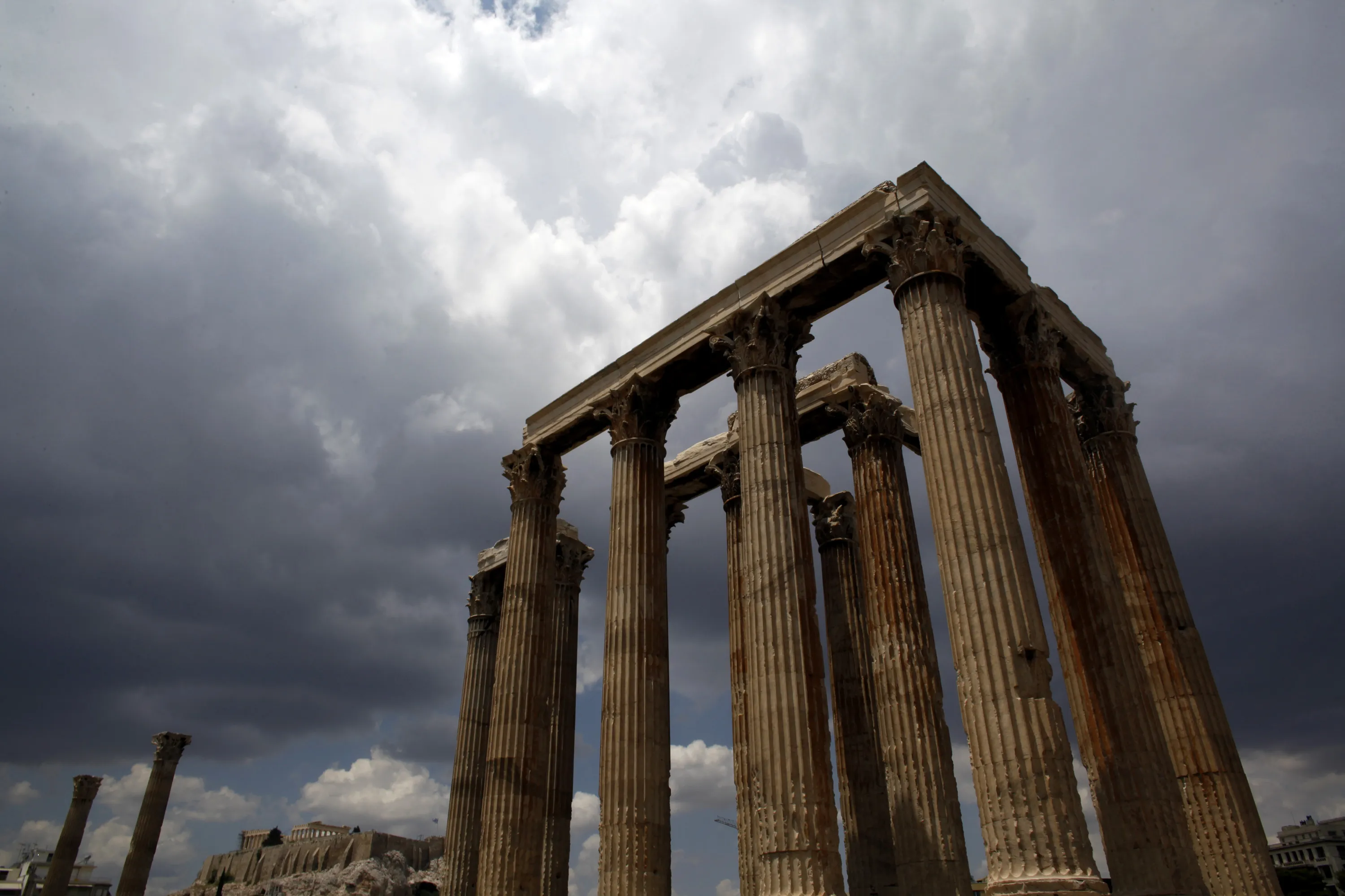 Ancient Greek columns