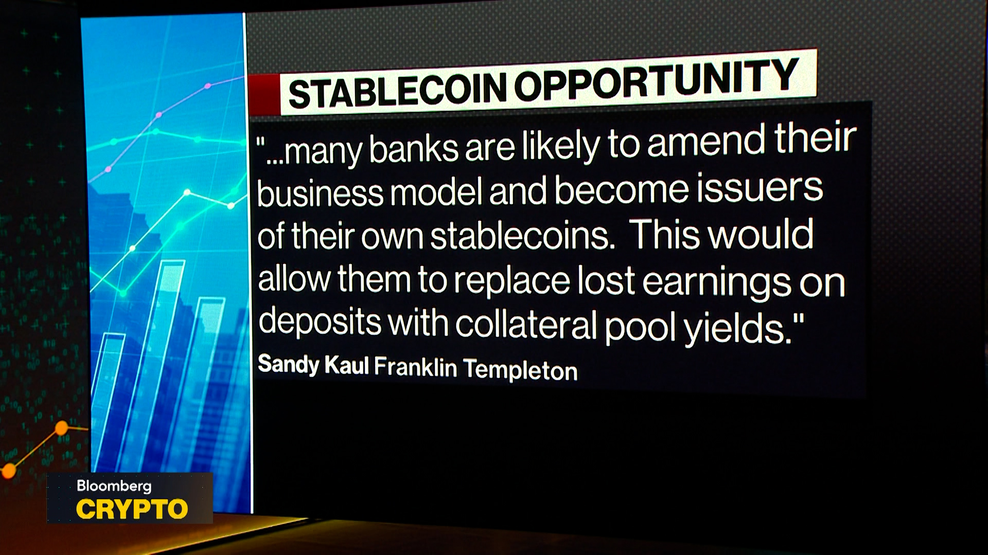 Watch Franklin Templeton Sees Banks Issuing Stablecoins Soon - Bloomberg