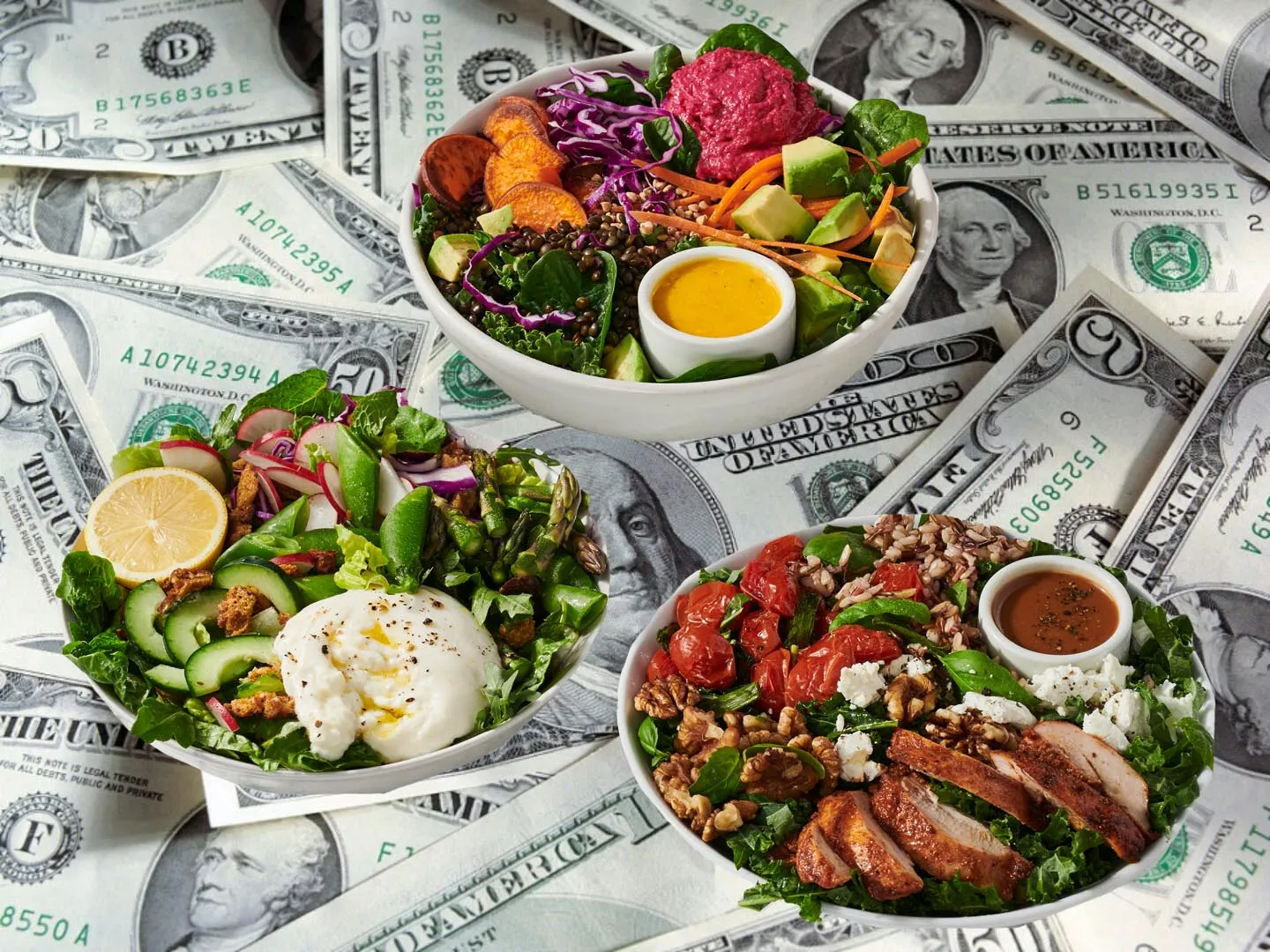 Full Frame Shot Of American Dollar Bills