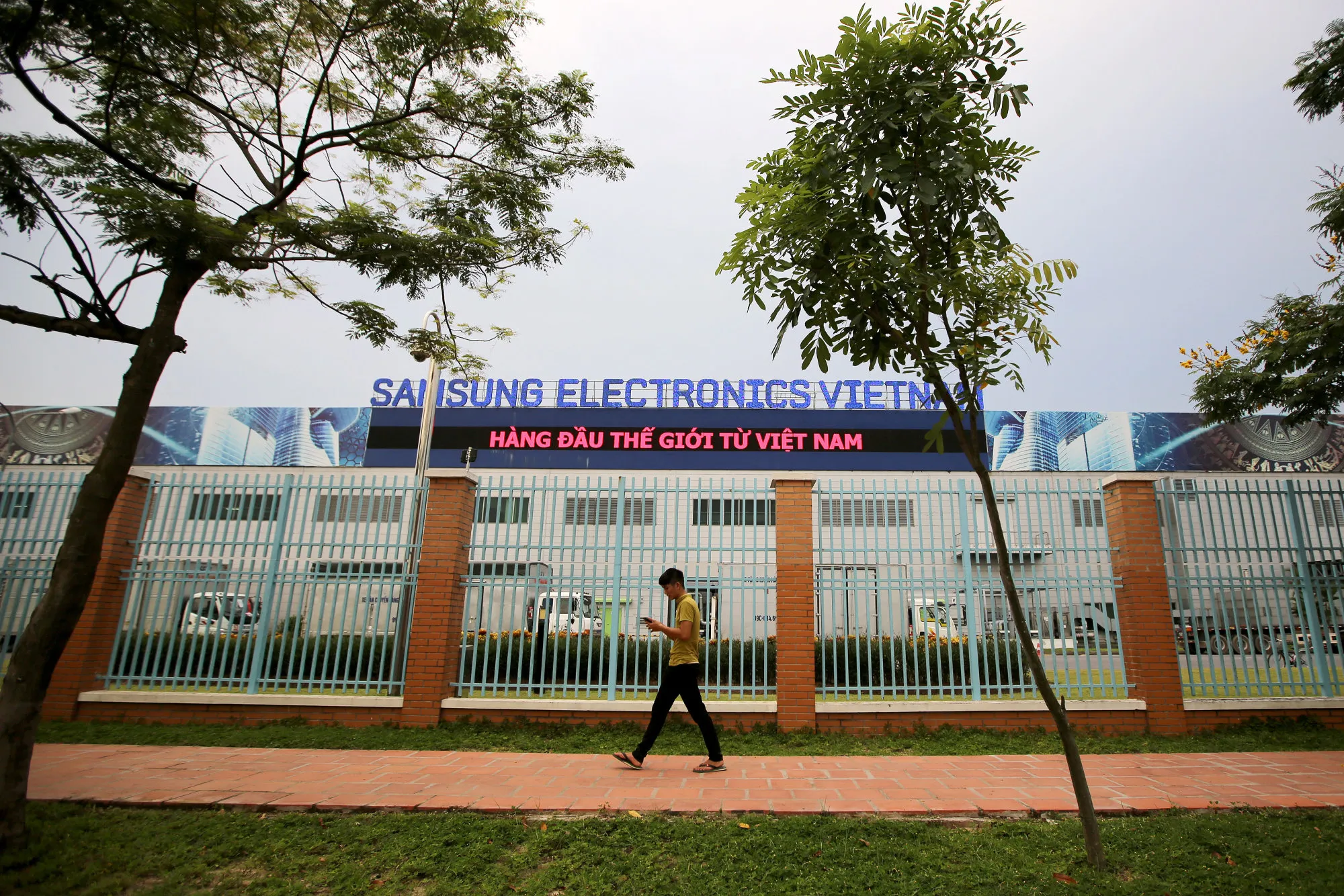 The Samsung Electronics Vietnam Co. Plant in Bac Ninh Province, Vietnam.