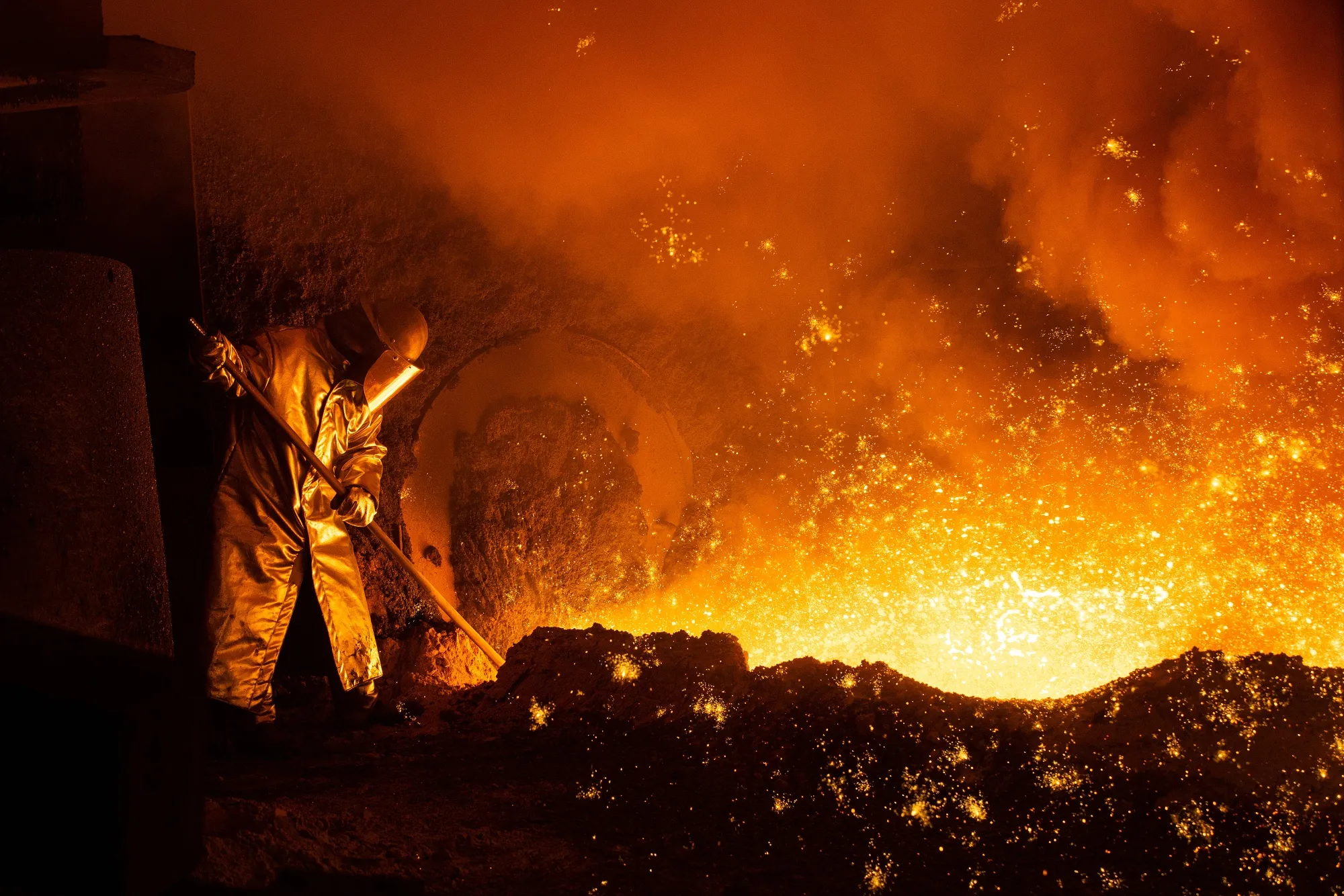 A steel mill in Salzgitter, Germany.