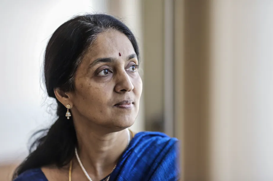 Chitra Ramkrishna in 2015.