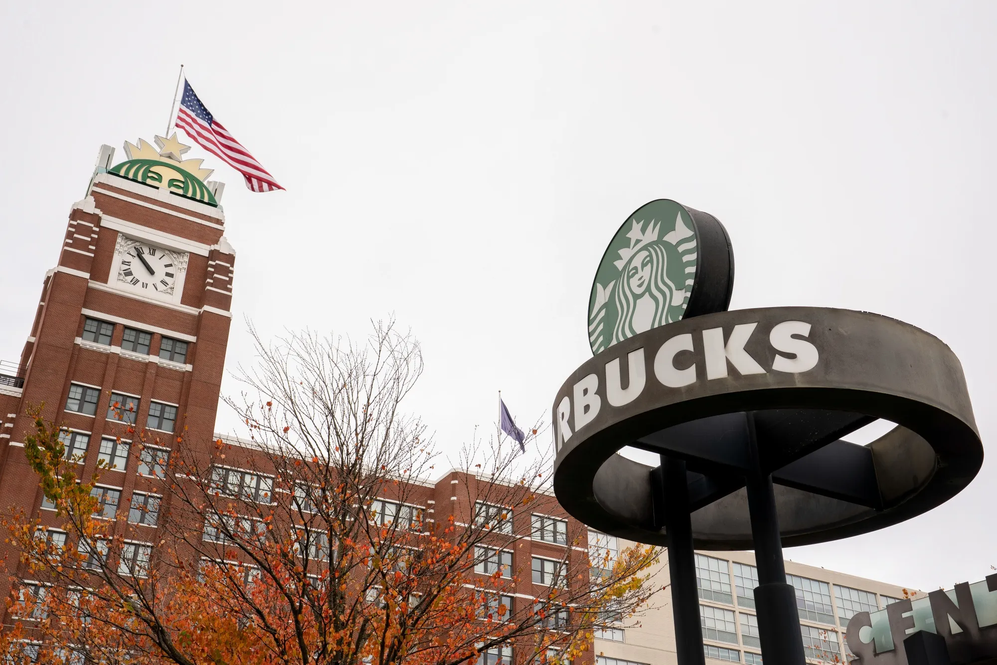The Starbucks Corp. headquarters in Seattle.