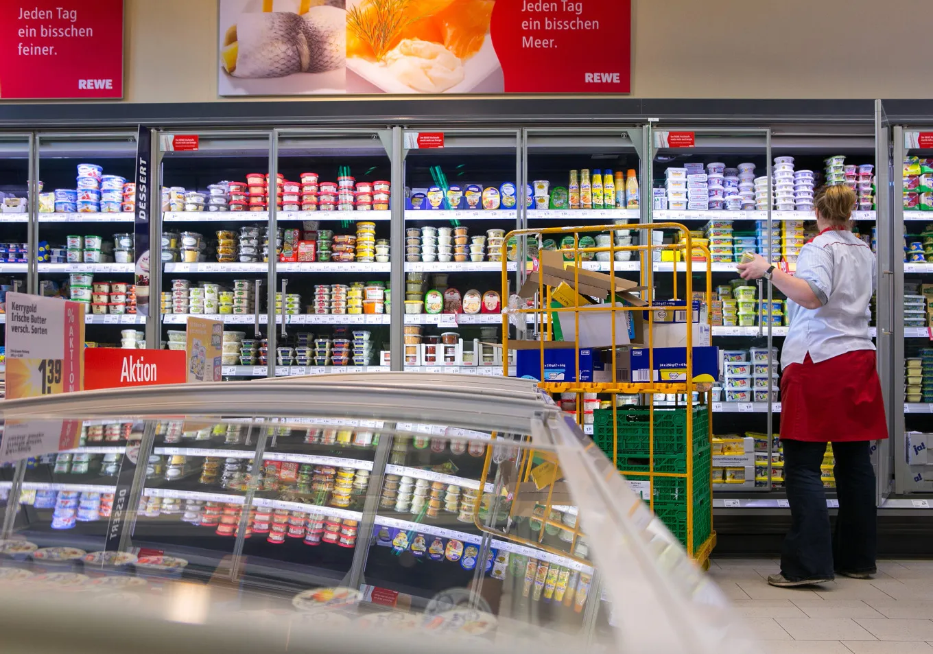 A supermarket in Berlin.&nbsp;